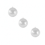 3 Boules transparentes 6cm