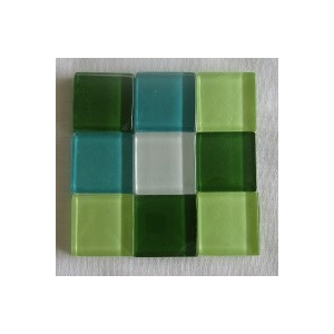 mosaique verre baccara jade 20x20mm