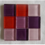 mosaique verre baccara améthyste 20x20mm