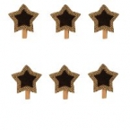 lot de 6 pinces Deco Noel