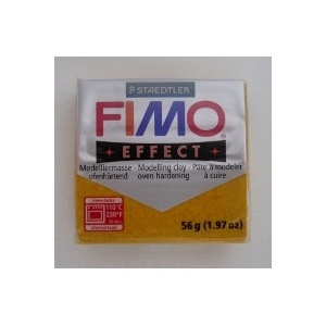 Pate Fimo Glitter Or