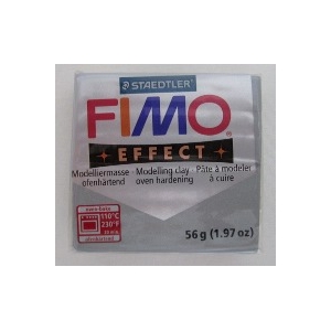 Pate Fimo effects metallics argent