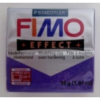 Pate Fimo effects glitter lilas
