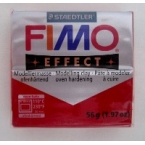 Pate Fimo effects glitter rouge