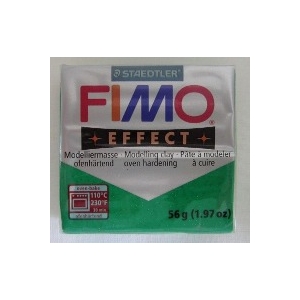 Pate Fimo effects glitter vert