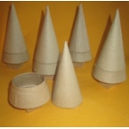 Decopatch lot de 5 mini sapins cones