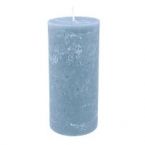 Bougie Bleu clair 15cm cylindrique
