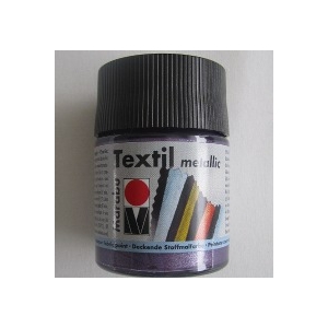 Peinture textile Marabu Métallic Pétrole 50 ml