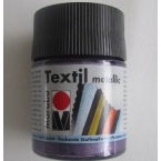 Peinture textile Marabu Métallic Pétrole 50 ml