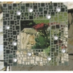 Kit mosaique miroir et perle de verre