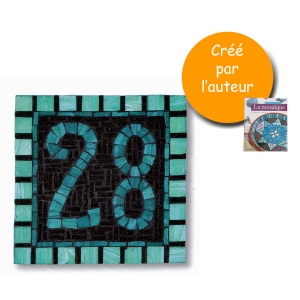 Mosaic Kit Sreet Number Blue