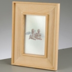 Boite bois Miroir et cadre photo