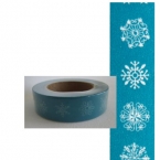 Masking Washi Tape neige bleu