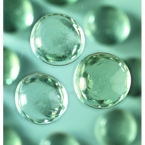 grandes perles de verre transparentes