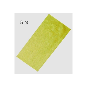 Lot de 5 Feuilles de cire Or