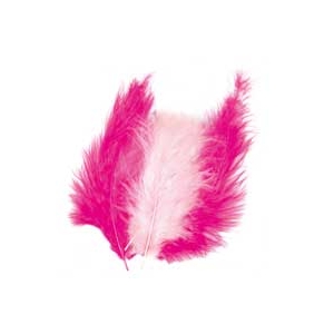 lot de 15 plumes fushia rose tendre