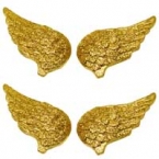 Grandes ailes d'ange or