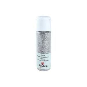 Poudre de paillettes argent