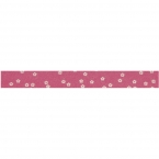 Masking Washi Tape rose fleur blanc