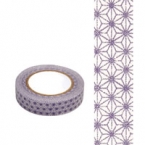 Masking Washi Tape fleur parme