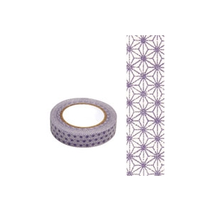 Masking Washi Tape fleur parme