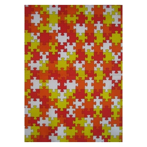 Decopatch carta 627 giallo arancione rosso