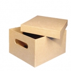  Boîte rectangle en carton avec poignée