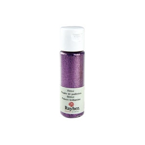 Poudre de paillettes violet