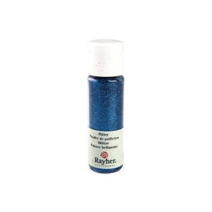 Poudre de paillettes bleu azur