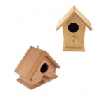 Lot de 2 nichoirs de décoration en bois