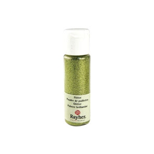 Poudre de paillettes vert tilleul