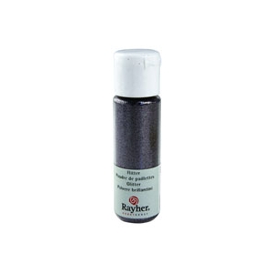 Poudre de paillettes gris acier