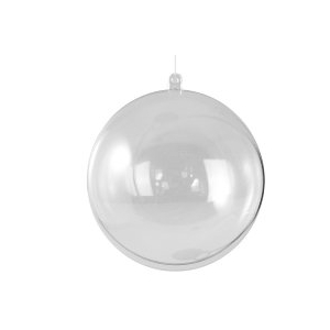 Boule transparente geante 16cm