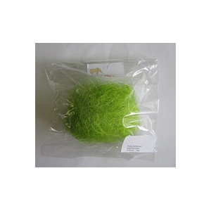 Decoration de Pâques sachet paille herbe vert mai