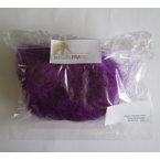 Decoration de Pâques sachet paille herbe violet