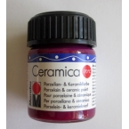 Peinture Porcelaine Violet rougeâtre 15ml