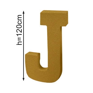 Lettre 3D geante J 1metre20