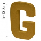 Lettre 3D geante G 120cm