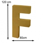 Lettre 3D geante F 1metre20