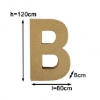 Letter B Craft giant size