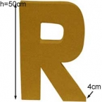 Lettre 3D géante R