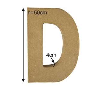 Letter D Craft giant size