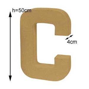 Letter C Craft giant size