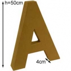 3D Letter A Craft 19in or 50cm