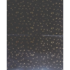 Décopatch Paper FDA778 black gold stars