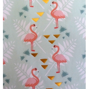 Décopatch Paper FDA783 pink flamingos