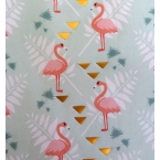 Décopatch Paper FDA783 pink flamingos