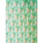 Décopatch Papier 800 rose et vert pastel