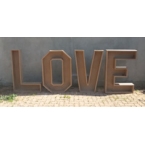 Lettres LOVE 120cm creuses pour mettre de fleurs