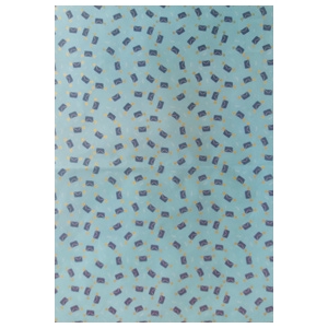 Décopatch Papier 823 bleu clair et bleu marine